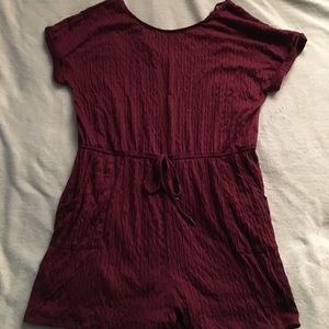 Maroon Romper